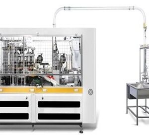 AUTOMATIC PAPER BOWL FORMING MACHINE WITH COLLECTING EQUIPMENT